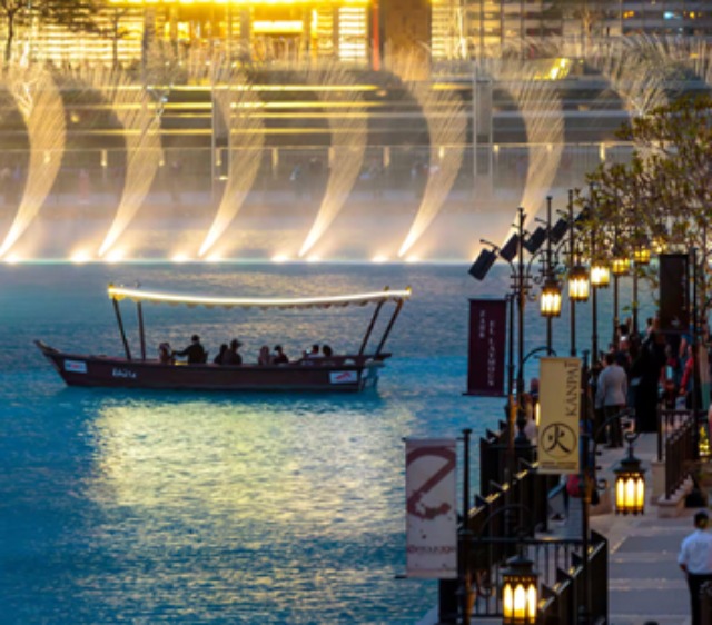 Dubai Fountain Show and Lake Ride